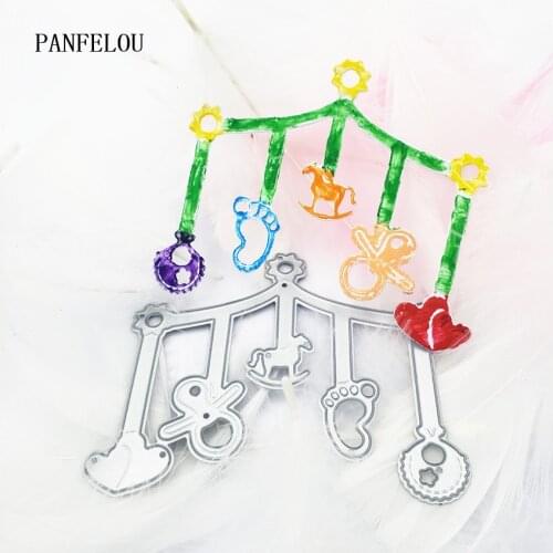 PANFELOU The baby bells metal craft paper die cutting dies Scrapbooking/DIY Thanksgiving Day Easter Embossing mould cards