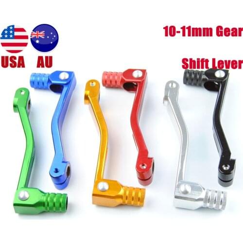Motorcycle CNC Aluminum 10MM Folding Gear Shift Lever For Kayo Apollo Bosuer 110/125/140/150/160/250cc Dirt Bike Pit Bikes