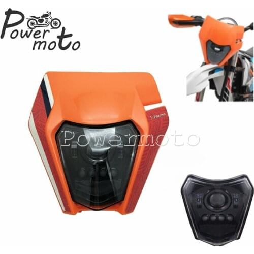 Motorcycle LED Headlamp for 125SX 2014-2020 150XC Motocross enduro Dirt Bike Universal EXC XC-W XCF-W Headlight