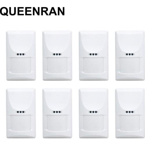 8pcs/lot Wired Indoor PIR Sensor Pet Immune Anti-Thief Motion Sensor Detector for Home House Alarm System Security Protection
