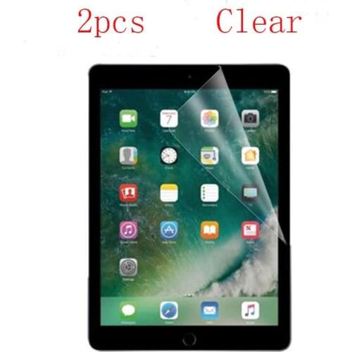 Transparent Screen Protector For Apple iPad 9.7 2017/2018/ipad pro 9.7 2016/ipad pro 10.5 2017/ipad 2/3/4/ipad Air/Air 2, 2PCS