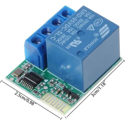 Relay Switch With Bluetooth APP Control Time-Relayed Module For Accesse Controlling Motor LED Light Mayitr