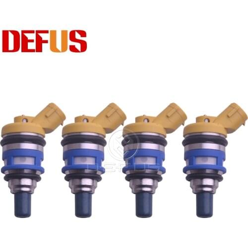 DEFUS 4X Fuel Injector Nozzle OE 16611-AA231 For SUBARU EJ20 BD5 BG5 2.0L H4 94-04 16611AA231 0R156X24D 16611 AA231 Bico NEW