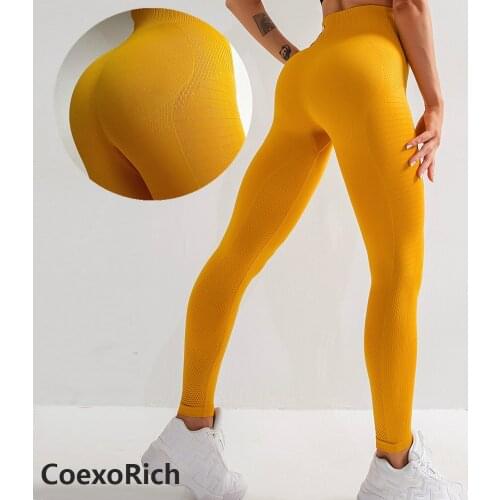 Women Gym Legging Squat Proof Seamless Leggings High Waist Yoga Pants Fitness Sport Running Tights Jogging Workout Trousers