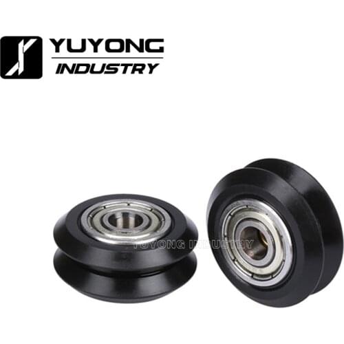 10Sets Delrin Dual V Wheel kit with 625ZZ Bearings Eccentric Spacers for V-Slot Aluminum Profile 3D Printer OX CNC Router