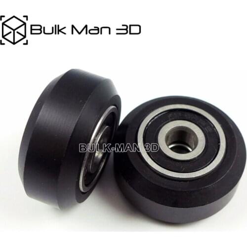 100Sets/Lot wholesale High precision CNC delrin solid v wheel kits for v-slot linear rail system,OX CNC,C-Beam parts