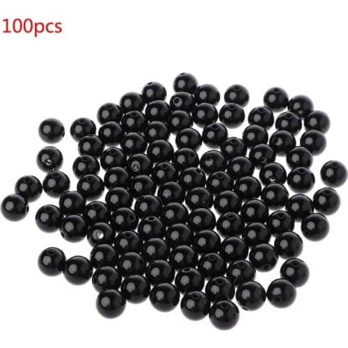 100pcs 3-12mm Black Safety Doll Eyes Sewing Beads For DIY Bear Stuffed Toys Scrapbooking Crafts