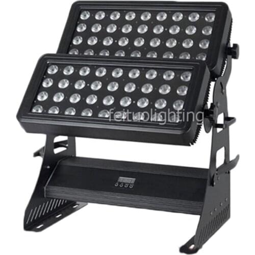 8pcs High brightness 72*10w rgbw 4 in1 building lighting city color led wall washer light