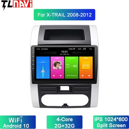 Car Radio Multimedia DVD Video Player Navigation GPS Android 10 For 1Nissan X-Trail XTrail X Trail T32 T31 Qashqai