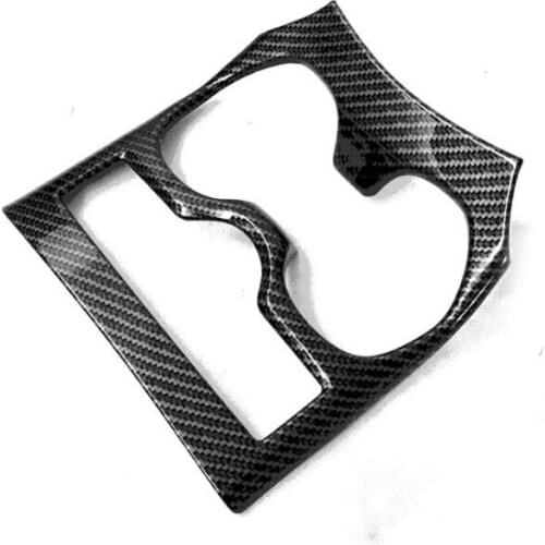 For NISSAN Xtrail X-Trail X Trail T32 Rogue 2014-2016 Carbon Fiber Car Water Cup Holder Cover Interior Accessories