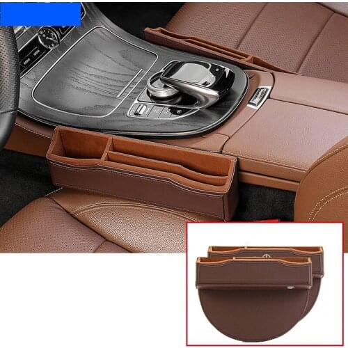 Car organizer auto seat gap storage box for mercedes benz w212 ml w164 w203 w205 w163 w210 cla w169 w211 e class accessories
