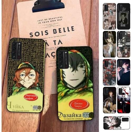 TOPLBPCS Bungo Stray Dogs Twin Dark Osamu Dazai Phone Case for Huawei Honor 8x C 9 10 i lite play view 10 20 30 5A Nova 3 I