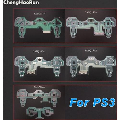 ChengHaoRan High Quality Replacement Part Board Ribbon Cable Conductive Film SA1Q194A SA1Q160A 135A 159A 222A for PS3 Controller