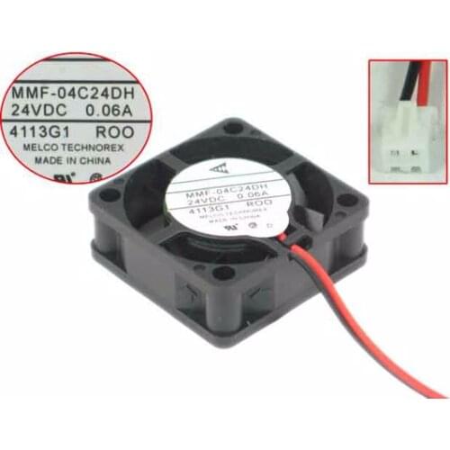 Melco MMF-04C24DH Server Cooling Fan DC24V0.06A 40x40x15mm 2-wire