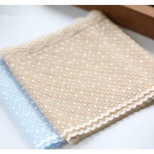 1 Meter Width 17cm Blue Skin Pink High Quality Elastic Lace Applique Trim Ribbon Embroidered DIY Garment Clothing Accessories