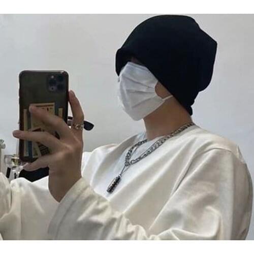 Heaps Of Hats, Turban, Mens And Womens Pullover Hats, Korean Version With Knit Cap Thin Hair Band Nightcap