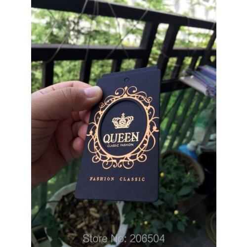 Custom logo name brand garment baby clothing/jeans/hairs paper price tags, personality design hang tag UPH46