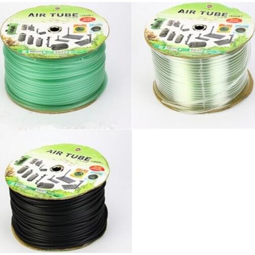 New 4X6mm Oxygen Pump Hose for Air Bubble Stone Aquarium Fish Tank Pond Pump 1M 3M 5M 10M