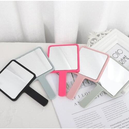 TY181 Handle Mirror Square Makeup Mirror Handhe Vanity Mirror Hand Mirror SPA Salon Makeup Vanity Cosmetic Compact Mirror Women