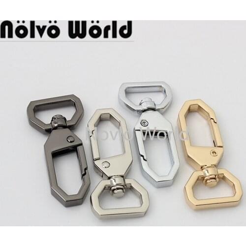 Nolvo World 20pcs 6 colors 13mm 16mm 20mm bags purse bag hanger accessories suitcase handbag strap chain swivel clasps hardware