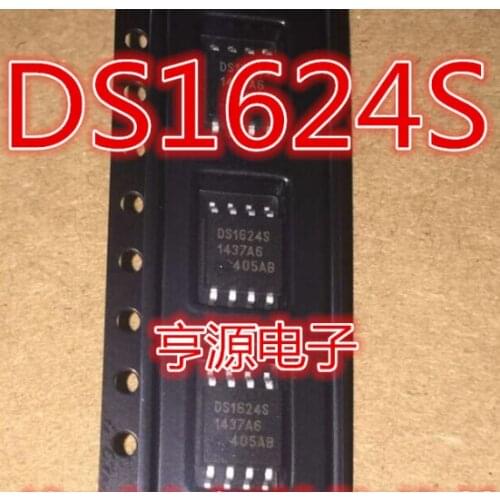 10PCS 100% New DS1624S DS1624 SOP8 Chipset