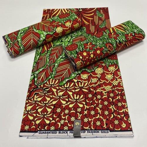 Real High Quality Ankara Dress Material For Sewing 100%Cotton Veritable Soft99 African Nigerian Gold Wax Printed Fabric By Yard