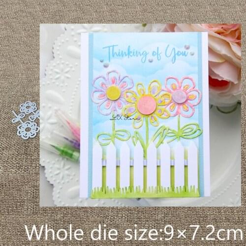 New Design Craft Metal die cuts Cutting Die 2pcs flower decoration scrapbooking Album Paper Card Craft Embossing die cuts