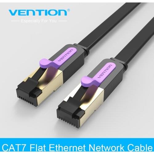 Vention Cat7 Ethernet Cable High Speed Lan Cable Cat 7 RJ45 Ethernet Lan Network Cable 0.5M 1.5M 1M for PC Laptop Cable Ethernet