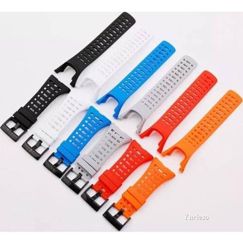 30pcs Watch Accessories Rubber Silicone Strap For Suunto Ambit 3 Peak - Ambit 2 Buckle Rubber Watchbands Correa Mens Watch Band