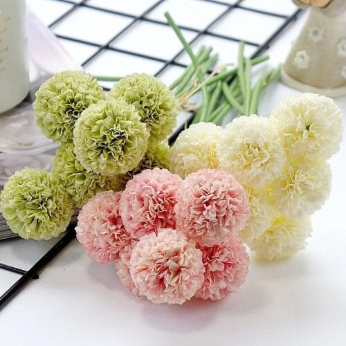 Silk Hydrangea Artificial Flowers Bride Bouquet Wedding Decoration Fake Hydrangea Flowers Arrange Home Garden Living Room Decor