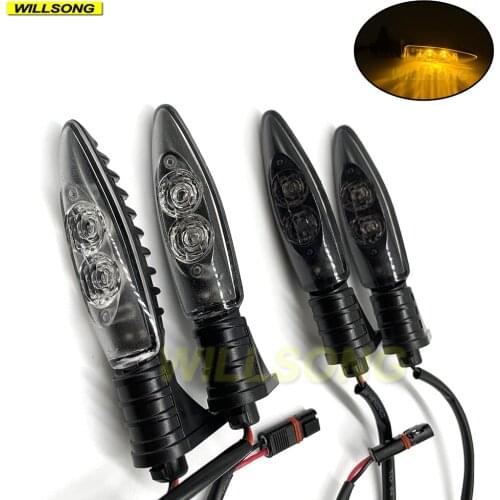 Short Stand LED Turn Signal Light Lamp Blinker Indicator For BMW R Nine T Scrambler K1300R K1300S G310R C650 Sport C Evolution