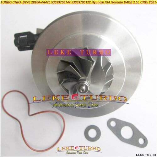 Turbo Cartridge CHRA Core BV43 53039700144 53039880122 53039880144 28200-4A470 282004A470 For KIA Sorento 2001-06 D4CB 2.5L CRDi