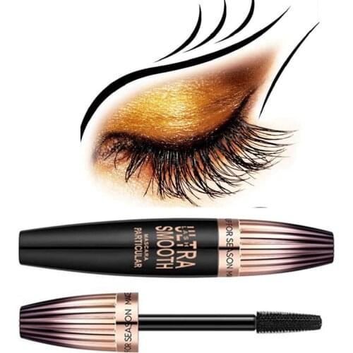 New 4D Silk Fibre Mascara Waterproof Eyelashes Long Lasting Make up Liquid Lash Extensions Mascara Tube 3D Fiber Mascara