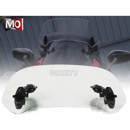 Motorcycle Windshield Extension Spoiler Windscreen Air Deflector For Buell XB12 XB12S XB12Scg Ulysses XB12XT XB12X XB12R XB9