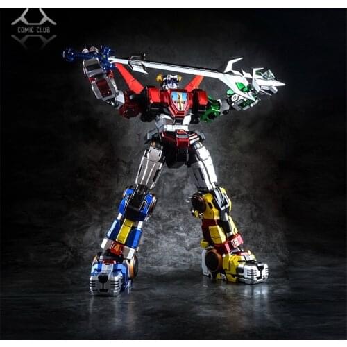 COMIC CLUB PRE-SALE Titan MODEL TP01 Beast King GoLion VOLTRON contain led light alloy action figure robot