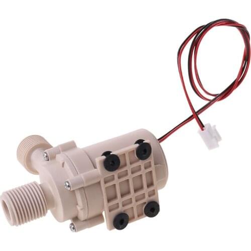 W3JE 12V Solar Submersible Hot Water Pump Circulation 212° F Brushless Motor High Pressure