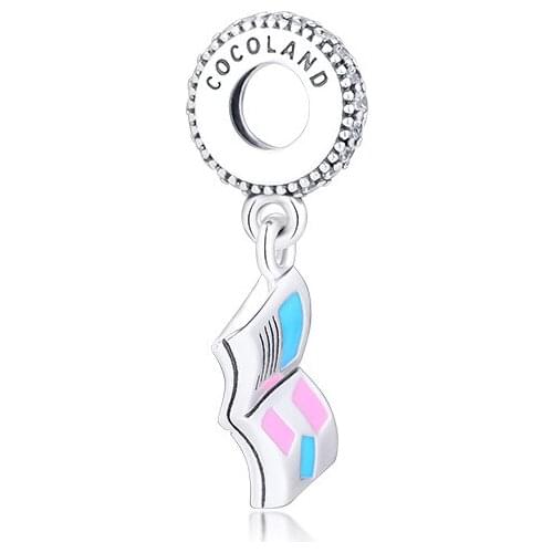 Fandola CKK 925 Sterling Silver Love Letter Book Charm,Mixed Enamel Fits Pandora Bracelet Charms Jewelry Making Silver 925 Gift
