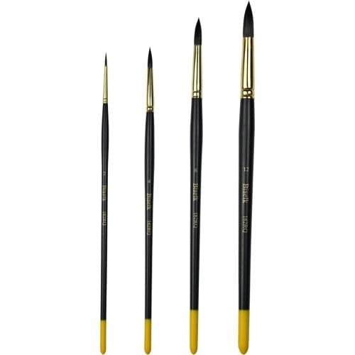 1PC 182RQ High Quality Squirrel Mix Hair Wooden Handle Watercolor Artist Art Supplies Paint Brush Pen For Drawing Painting