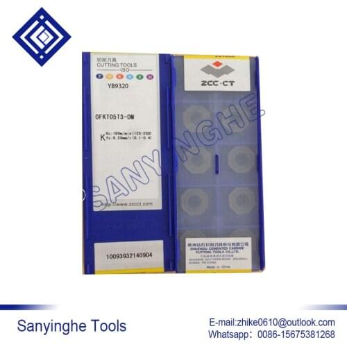 Free shipping high quality 10pcs/lots YB9320 OFKT05T3-DM cnc carbide turning inserts