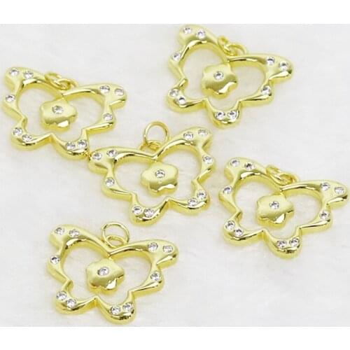 10 Pcs Hollow Butterfly Jewelry charms Pendant Accessories Jewelry Necklace Accessories New design Fashion pendant 51586