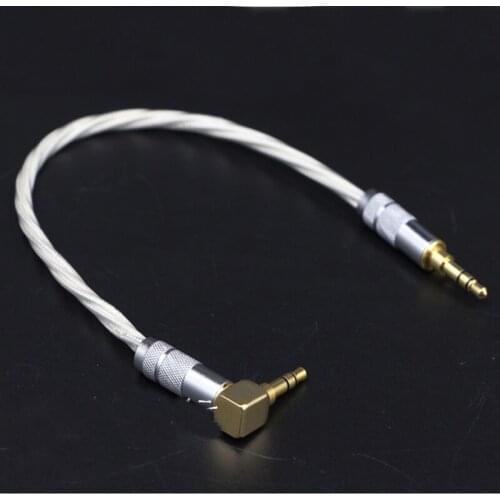2M hifi cable Stereo Audio 3.5mm to 3.5mm Male 3 Line In Car Aux Cable Headphone Amplifier