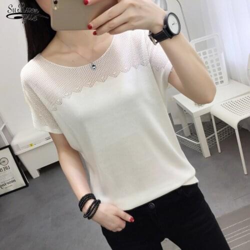 2021 Thin Bottoming Sling Streetwear Womens Clothing White Shirt Spring and Summer College Wind Ice Silk Knit Vest Top 3538 50