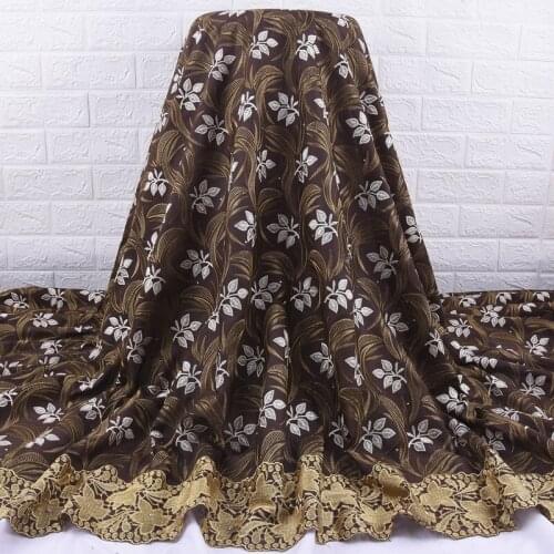 Zhenguiru African Face Fabric 2020 Latest French Embroidery Mesh Tulle Nigerian Fabric For Wedding A1909
