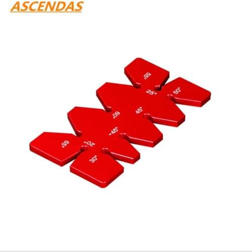 Aluminum Alloy 20-65 Degree Angle Gauge Multi Angle Ruler Template Protractor Measuring Tools TP-0197