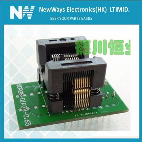 Ic Socket Tssop16 To Dip16 Ots-16 28 - 0.65-01Ic Test Block Programmer Adapter