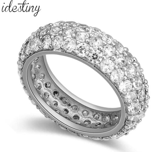 IDESTINY Rings With Cubic Zirkonia For Women