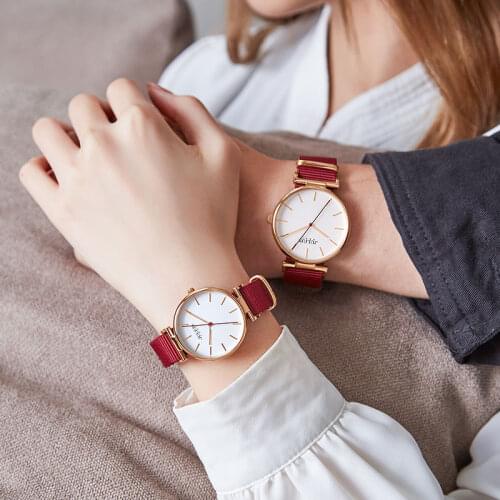 Classic Nylon Strap Mens Watch Womens Watch Japan Quartz Couple Hours Fashion Bracelet Lovers Birthday Gift Julius Box