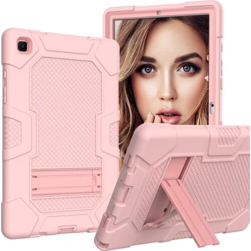 Armor Shockproof Heavy Duty Silicone Case For Samsung Galaxy Tab A7 T500 T505 T507 T505N 10.4 2020 Cover Kids Tablet Case + Film