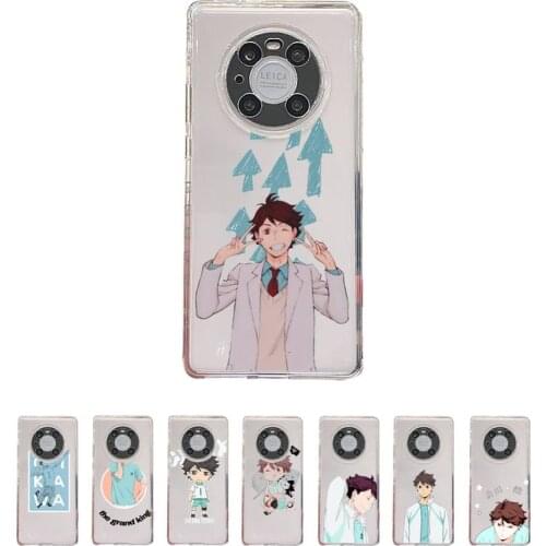 Haikyuu Oikawa Phone Case Transparent For Huawei enjoy 20 10 9 8 7 S SE E C Z pro plus lite Soft TPU Clear Mobile bags