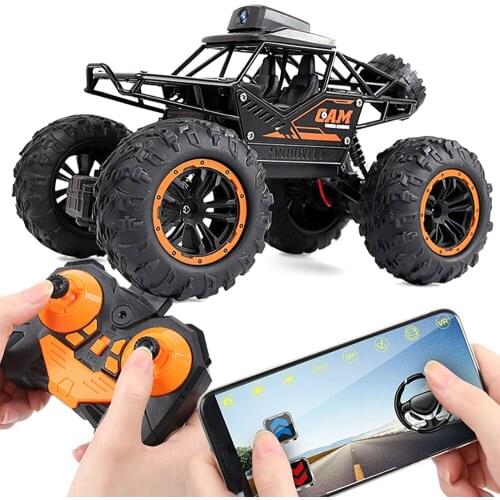With HD Camera Wireless Climbing Off-Road Vehicle Wifi Camera Video Gravity Sensor Mobile Phone Control Toys Car
